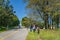 Group of Bird Watchers on the Blue Ridge Parkway