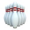 Group of bowling pins