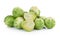 Group of Brussel Sprouts on white background