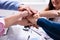 Group Of Businesspeople Stacking Hands