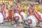 Group of Candombe Drummers at Carnival Parade of Uruguay