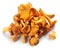 Group of chanterelle mushrooms