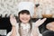 Group of children baking cake together in classroom, Multi-ethnic young boys and girls happy making dessert cooking in kitchen at