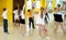 Group of children are dancing twist