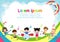 Group of children playing musical instruments, Cartoon dancing kids,Template for advertising brochure, poster your text