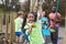 Group Of Children In School Physical Education Class