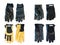 Group of collection leather gloves