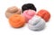Group of color needle felting wool