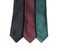 Group of colorful neckties on white