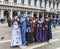 Group of Disguised People - Venice Carnival 2014