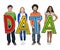 Group of Diverse People Holding Word Data