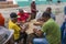 Group of domino players in Cuba