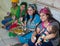 Group Eating at the Soup Kitchen at the Gurudwara Sahib