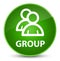 Group elegant green round button