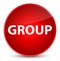 Group elegant red round button