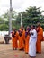 Group of Female Buddhist Monks in Sri Lanka