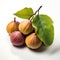 A group of figs sitting on top of each other, autumn clip art.