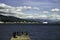 Group of fishermans fishing on old pier.