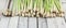 Group of fresh lemongrass on white wood background