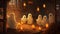 A group of friendly ghosts gathering for a Halloween party HD halloween image 1920 * 1080