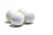 Group of golf ball on white background