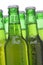 Group of Green Beer Bottles