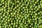 Group of green mung beans texture background