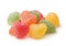 Group of heart shaped fruit marmalade candies
