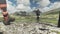 Group hiking in Rondane National Park, Norway