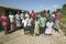 A group of HIV/AIDS infected children sing song about AIDS at the Pepo La Tumaini Jangwani, HIV/AIDS Community Rehabilitation