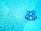 Group icon shiny bubble abstract cyan blue background wet aqua texture illustration