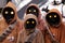 Group of Jawa into the comic con in Montreal