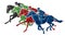 Group of Jockeys riding horse, sport competition cartoon sport graphic