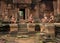 Group of Karuda Bird Gardians Carvings at Banteay Srei Red Sandstone Temple