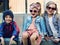 Group of Kids Fashionable Cute Adorable Concept