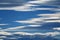 Group of Lenticular Clouds Floating over the Lake Argentino in Patagonia, Argentina