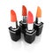 Group of lipsticks