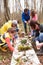 Group Looking For Minibeasts At Activity Centre