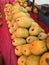 Group of mangoes fruit