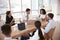 Group Of Medical Staff Meeting Around Table In Hospital