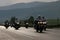 Group of motocycle riders on the road in the beginning of moto season â€“ near by Sofia, Bulgaria, may 14, 2008