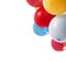 Group multicolor balloons