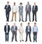 Group of Multiethnic Diverse Cheerful Businessmen