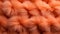 A group of orange fluffy balls background