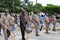 Group parading for patriotic days in panama