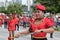 Group parading for patriotic days in panama