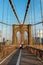 Group of people on Brooklyn Bridge