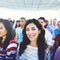 Group People Crowd Audience Casual Multicolored Sitting Concept