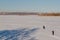 Group of people skiing.