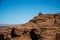 Group of people on top of a mountain on Horseshoe Bent